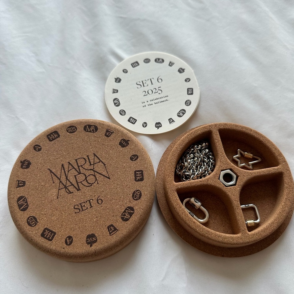 Maria Aron SET 6 Gold + Sterling